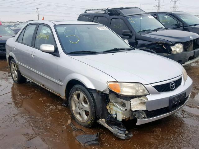 JM1BJ226410474425 - 2001 MAZDA PROTEGE LX SILVER photo 1