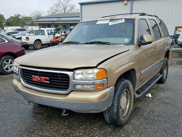 1GKEC13TX1J200375 - 2001 GMC YUKON GOLD photo 2