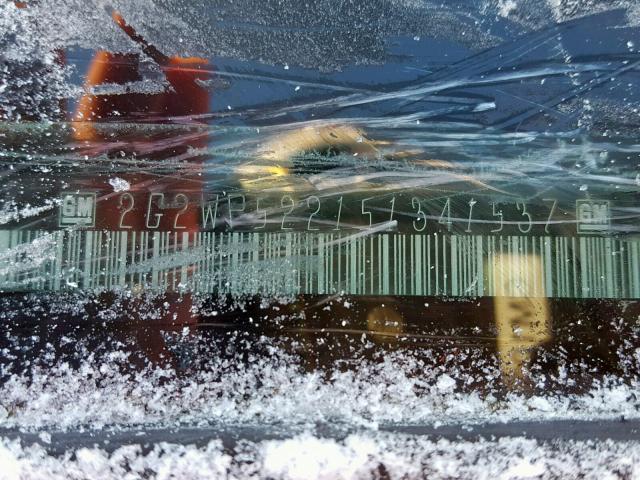 2G2WP522151341537 - 2005 PONTIAC GRAND PRIX TEAL photo 10