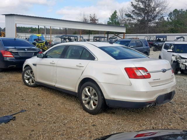 1FAHP2EW7CG132830 - 2012 FORD TAURUS SEL WHITE photo 3