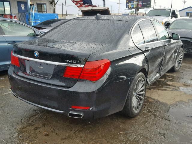 WBAKA4C51BC392232 - 2011 BMW 740 I BLACK photo 4