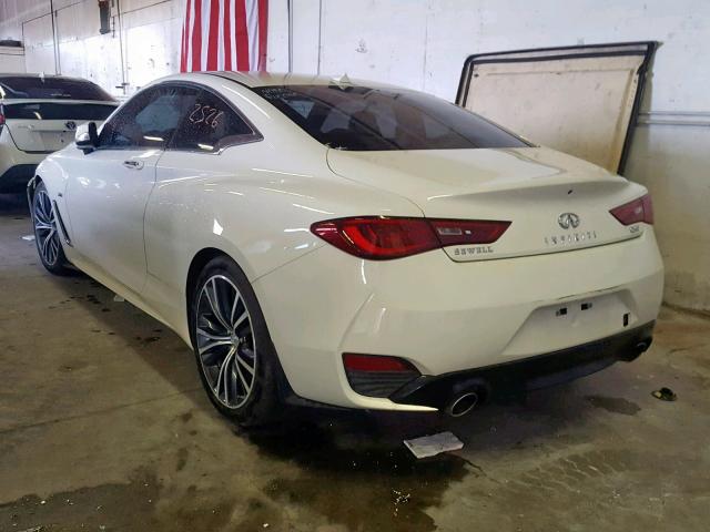 JN1EV7EKXHM362953 - 2017 INFINITI Q60 PREMIU WHITE photo 3