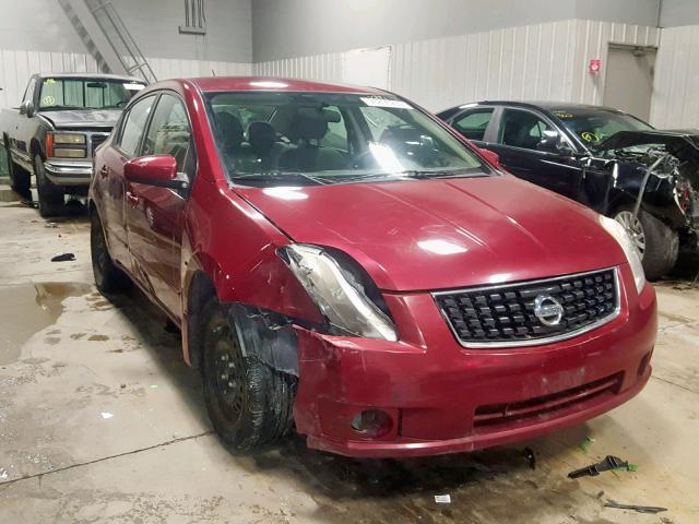 3N1AB61E78L617358 - 2008 NISSAN SENTRA 2.0 RED photo 1