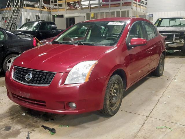 3N1AB61E78L617358 - 2008 NISSAN SENTRA 2.0 RED photo 2