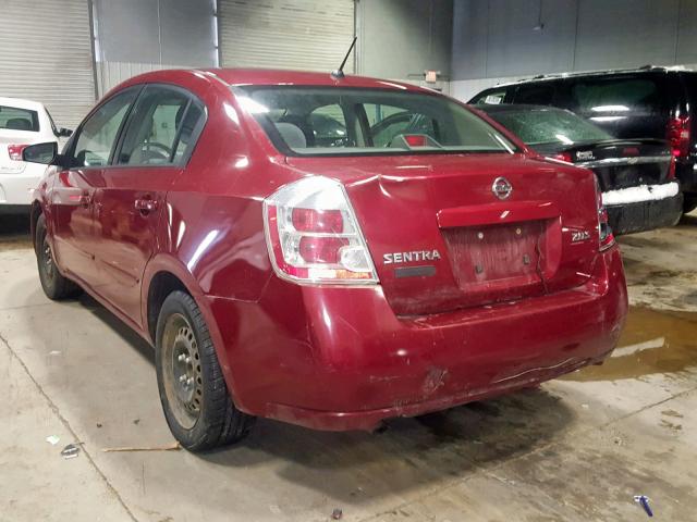 3N1AB61E78L617358 - 2008 NISSAN SENTRA 2.0 RED photo 3