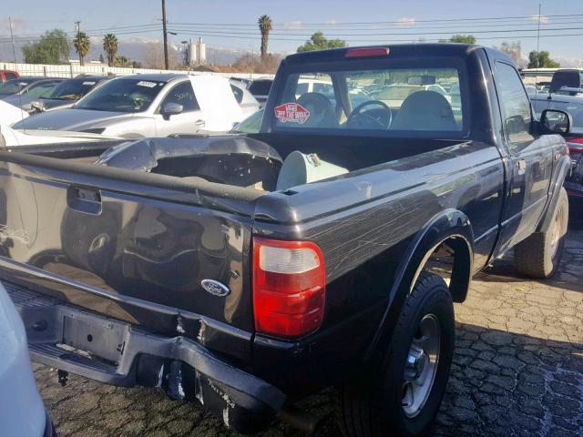 1FTYR11U61TA05509 - 2001 FORD RANGER BLACK photo 4