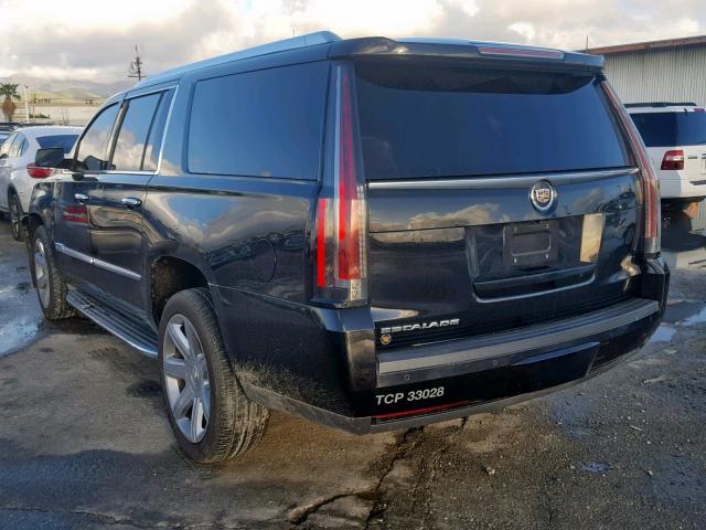 1GYS3HKJ8FR182811 - 2015 CADILLAC ESCALADE E BLACK photo 3