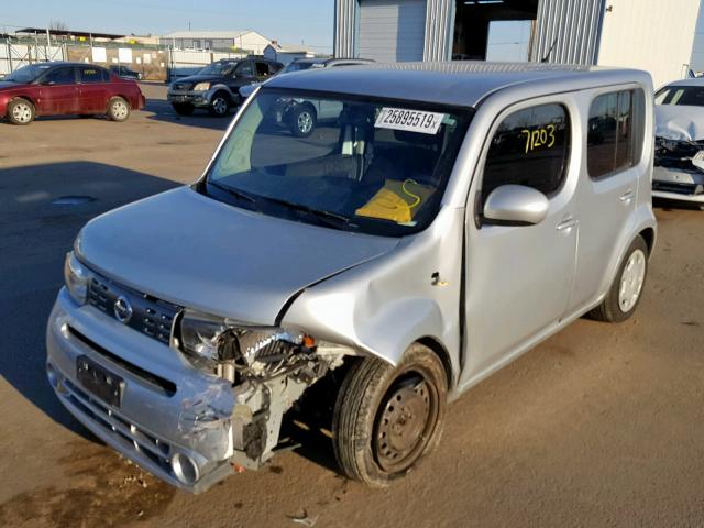 JN8AZ2KR9ET351050 - 2014 NISSAN CUBE S SILVER photo 2