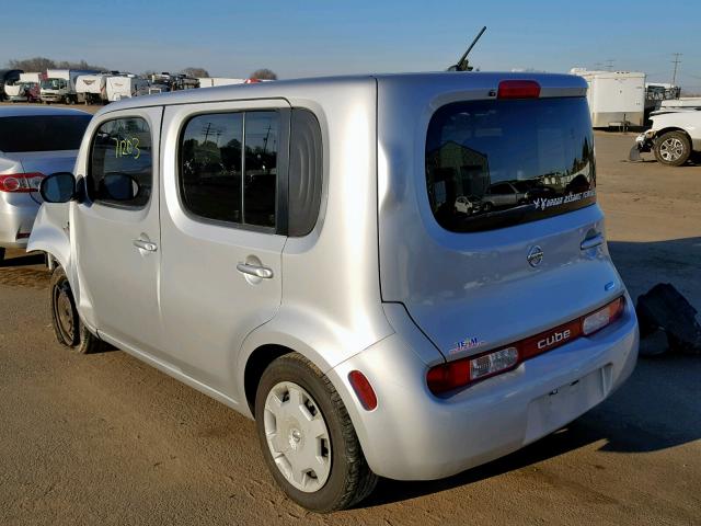 JN8AZ2KR9ET351050 - 2014 NISSAN CUBE S SILVER photo 3