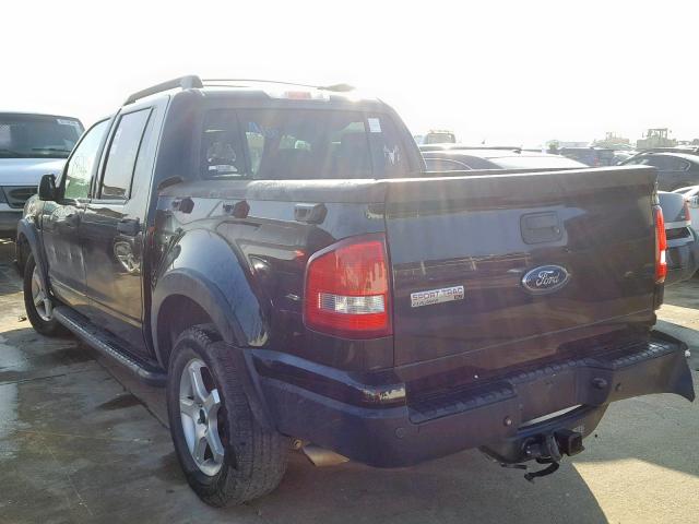 1FMEU31E88UB02409 - 2008 FORD EXPLORER S BLACK photo 3