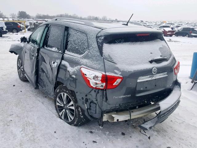 5N1DR2MN3HC646874 - 2017 NISSAN PATHFINDER GRAY photo 3