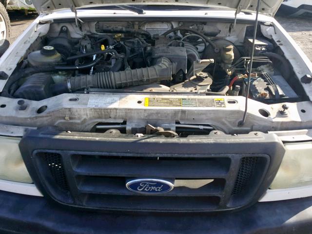 1FTYR10D94PA60342 - 2004 FORD RANGER WHITE photo 7