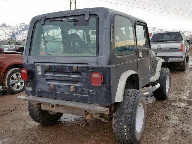 1J4FY19P9RP437891 - 1994 JEEP WRANGLER / BLACK photo 4