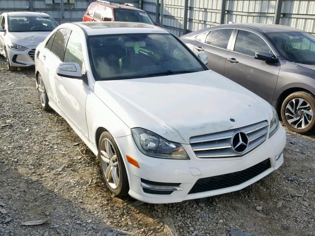 WDDGF4HB7DR246707 - 2013 MERCEDES-BENZ C 250 WHITE photo 1