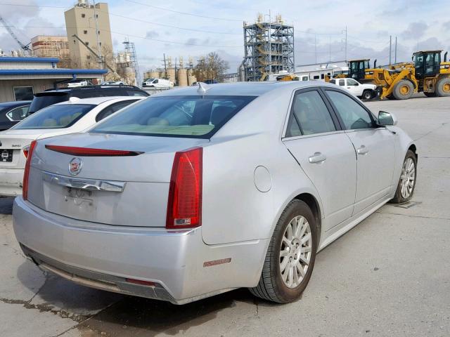 1G6DE5EY3B0105121 - 2011 CADILLAC CTS LUXURY SILVER photo 4