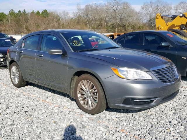 1C3CCBAB5CN104835 - 2012 CHRYSLER 200 LX GRAY photo 1