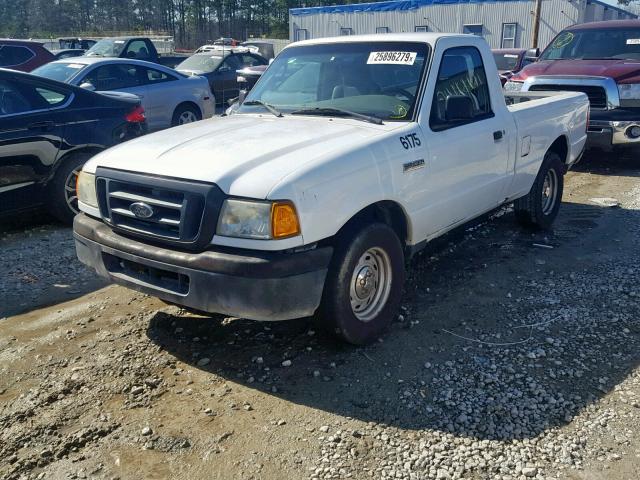 1FTYR10D35PA64713 - 2005 FORD RANGER WHITE photo 2