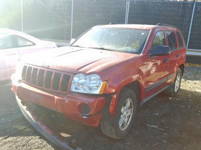 1J4GR48K86C261010 - 2006 JEEP GRAND CHER RED photo 2