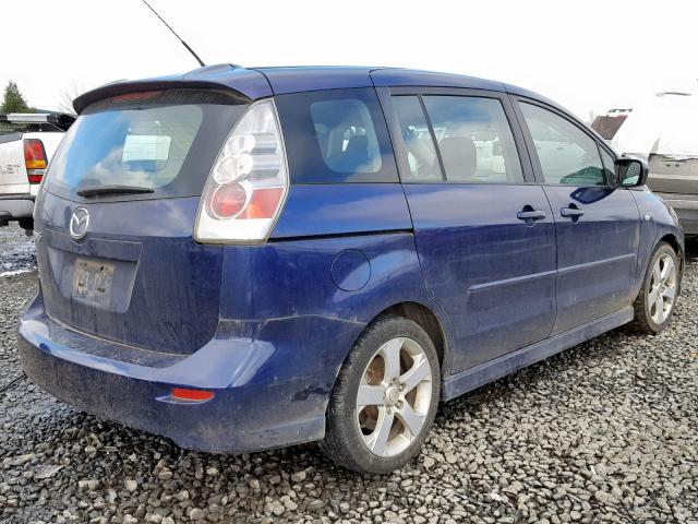 JM1CR293870135927 - 2007 MAZDA 5 BLUE photo 4