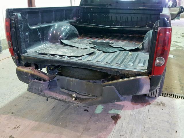 1GCCS199678128432 - 2007 CHEVROLET COLORADO BLACK photo 9