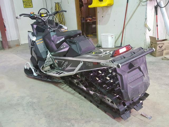 SN1ELS8P2JC177155 - 2018 POLARIS SNOWMOBILE BLACK photo 3