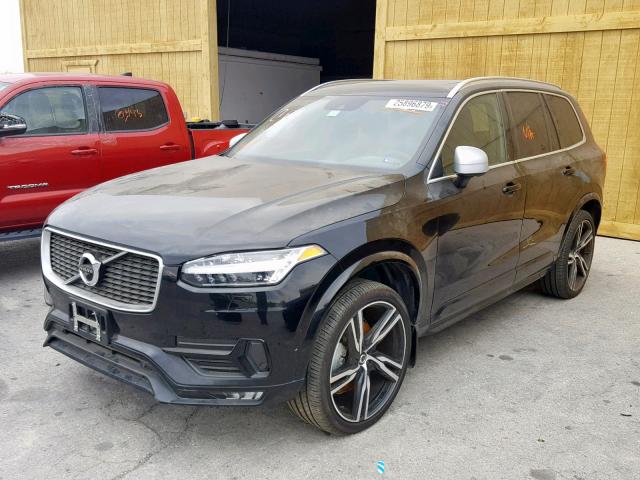 YV4A22PM9H1145690 - 2017 VOLVO XC90 T6 BLACK photo 2