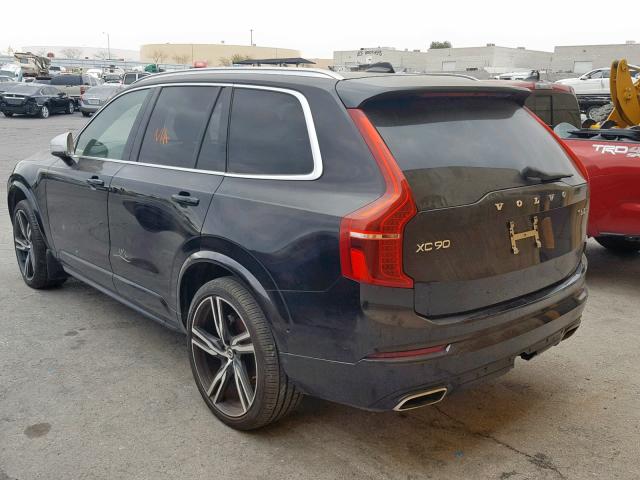 YV4A22PM9H1145690 - 2017 VOLVO XC90 T6 BLACK photo 3