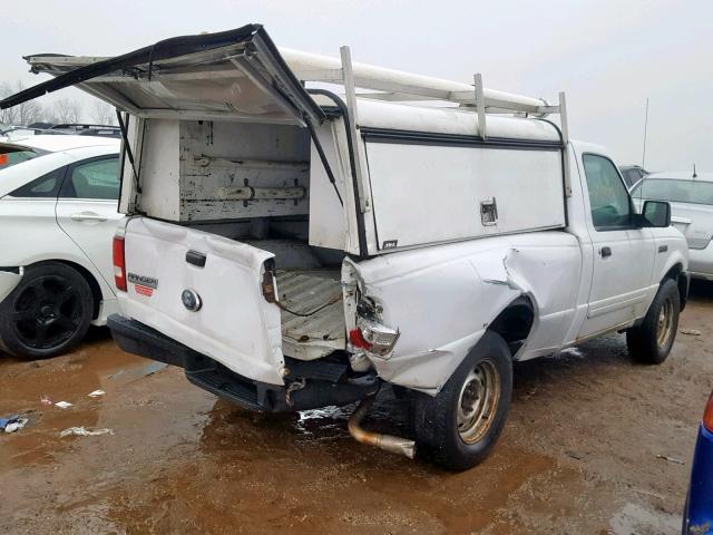 1FTYR10U06PA40564 - 2006 FORD RANGER WHITE photo 4