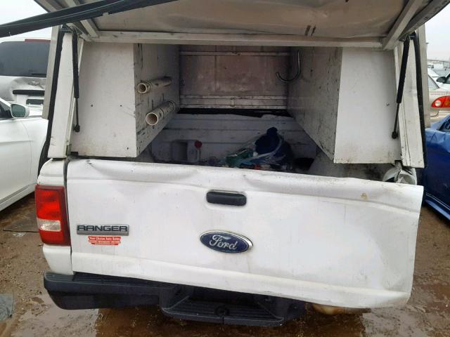 1FTYR10U06PA40564 - 2006 FORD RANGER WHITE photo 6