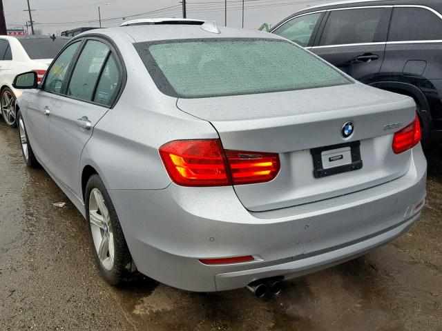 WBA3C1C57DF435860 - 2013 BMW 328 I SULE SILVER photo 3