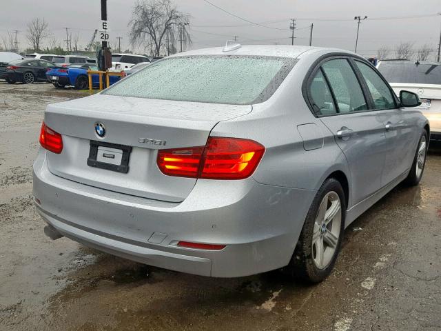 WBA3C1C57DF435860 - 2013 BMW 328 I SULE SILVER photo 4