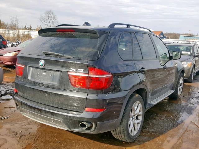 5UXZV4C54CL767293 - 2012 BMW X5 XDRIVE3 BLACK photo 4