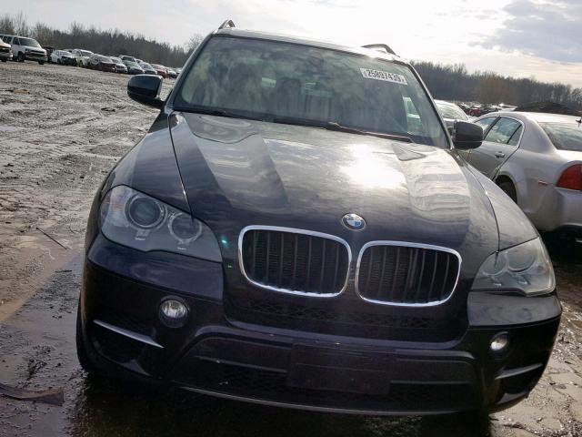 5UXZV4C54CL767293 - 2012 BMW X5 XDRIVE3 BLACK photo 9