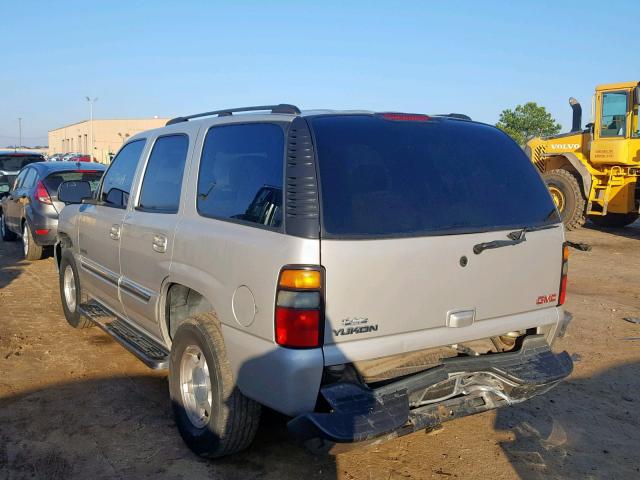 1GKEC13V24J174814 - 2004 GMC YUKON SILVER photo 3