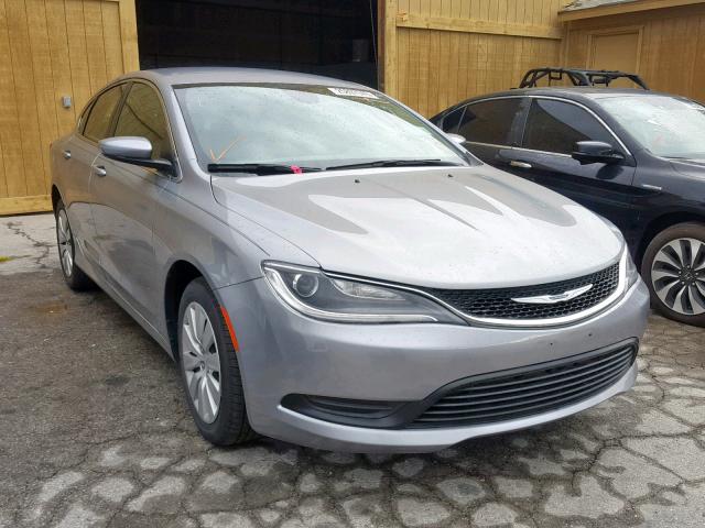 1C3CCCFB7GN189293 - 2016 CHRYSLER 200 LX GRAY photo 1