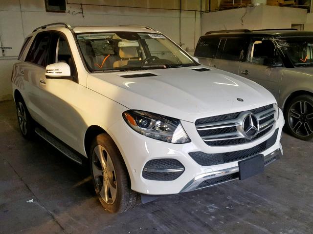 4JGDA5JB4GA803163 - 2016 MERCEDES-BENZ GLE 350 WHITE photo 1