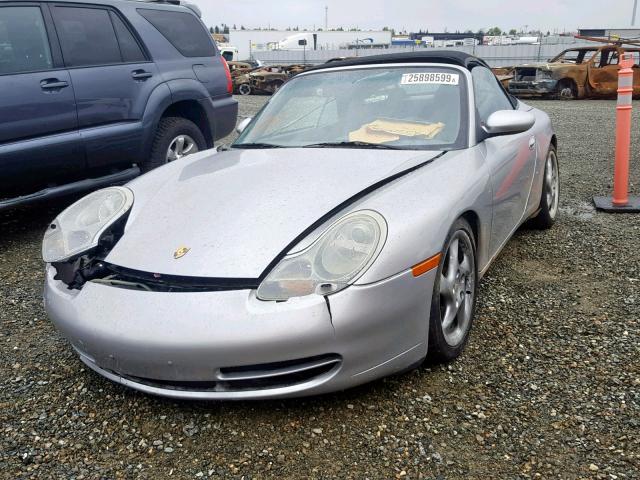 WP0CA29931S655198 - 2001 PORSCHE 911 CARRER SILVER photo 2