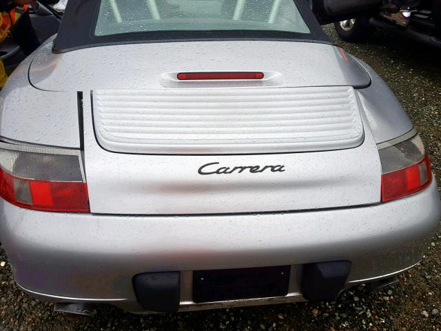 WP0CA29931S655198 - 2001 PORSCHE 911 CARRER SILVER photo 7