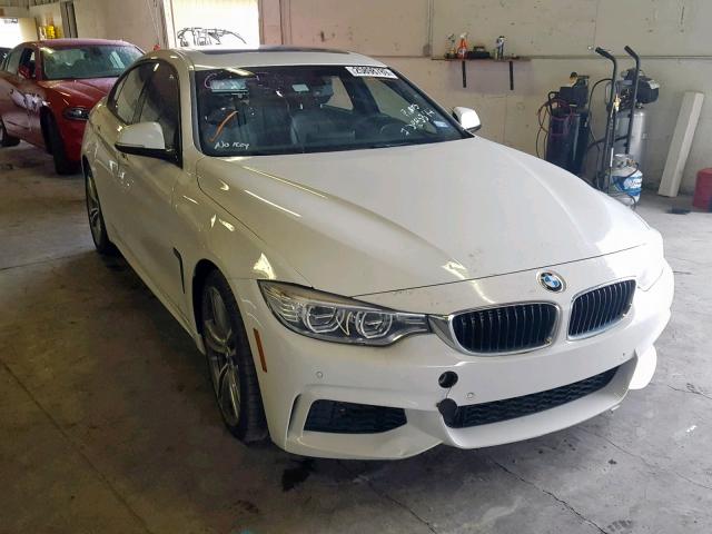 WBA4B1C56FD955344 - 2015 BMW 435 I WHITE photo 1