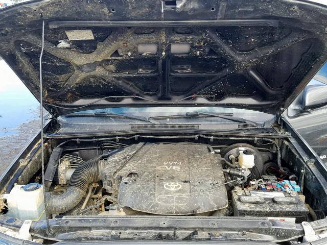 3TMLU4EN7AM043360 - 2010 TOYOTA TACOMA DOU ნაცრისფერი ფოტო 7