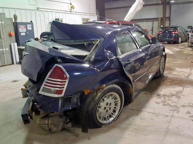 2C3KA43R96H446292 - 2006 CHRYSLER 300 BLUE photo 4