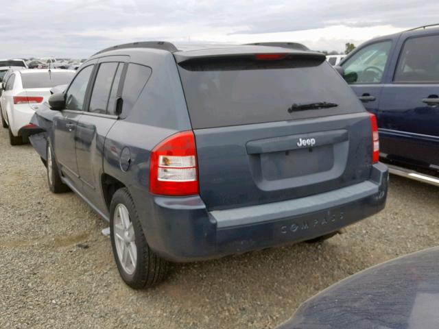 1J8FT47W48D691615 - 2008 JEEP COMPASS SP BLUE photo 3