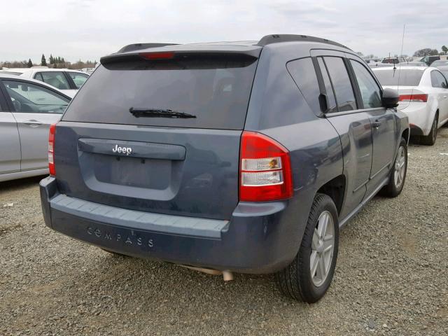 1J8FT47W48D691615 - 2008 JEEP COMPASS SP BLUE photo 4