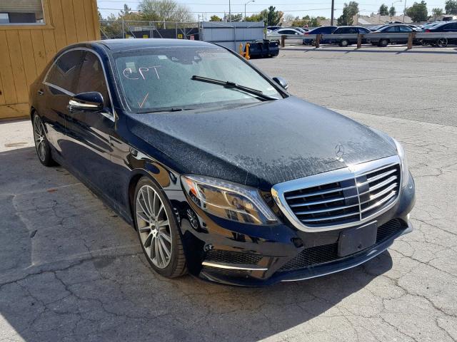 WDDUG8CBXFA158749 - 2015 MERCEDES-BENZ S 550 BLACK photo 1