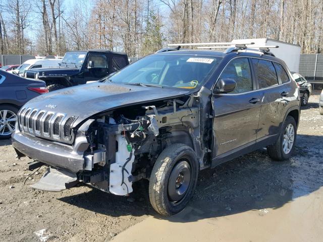 1C4PJMCS3EW138359 - 2014 JEEP CHEROKEE L GRAY photo 2