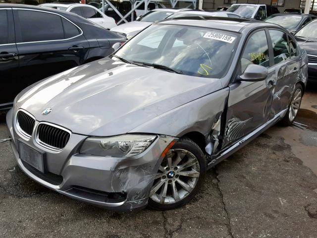 WBAPH5C5XBA443049 - 2011 BMW 328 I SULE GRAY photo 2