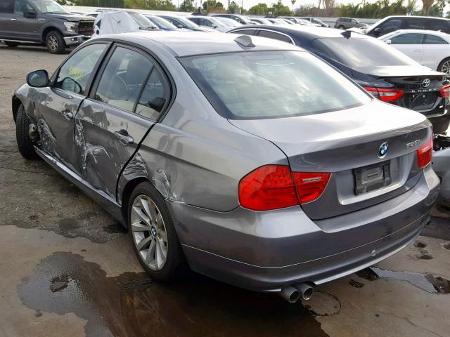 WBAPH5C5XBA443049 - 2011 BMW 328 I SULE GRAY photo 3