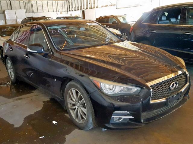 JN1BV7AP1EM682906 - 2014 INFINITI Q50 BASE BLACK photo 1