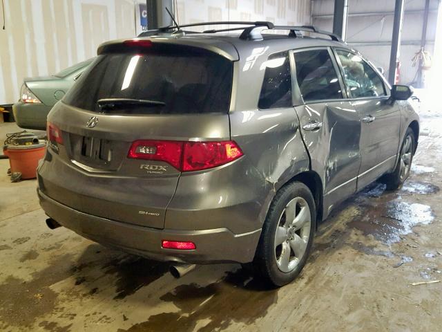 5J8TB18217A024610 - 2007 ACURA RDX TAN photo 4