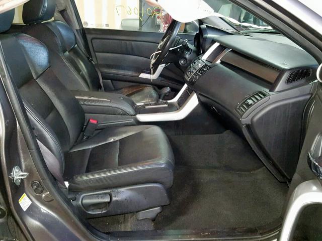 5J8TB18217A024610 - 2007 ACURA RDX TAN photo 5